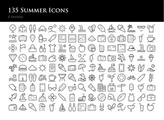 135 Summer Icons