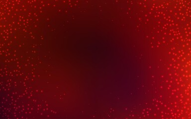 Dark Red vector texture with milky way stars. Space stars on blurred abstract background with gradient. Best design for your ad, poster, banner.