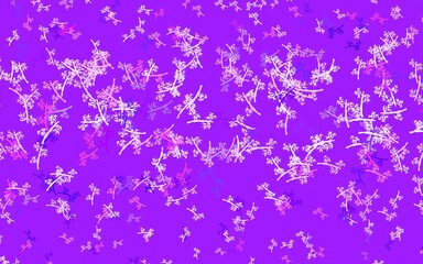 Obraz na płótnie Canvas Light Purple, Pink vector elegant wallpaper with branches.