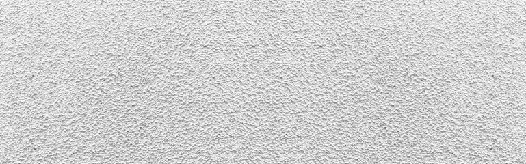 Panorama of White cement wall texture and seamless background