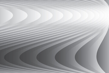 Naklejka premium Abstract geometric white and gray color background. Vector, illustration.