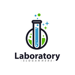 Lab Logo Template Design. Vector illustration.