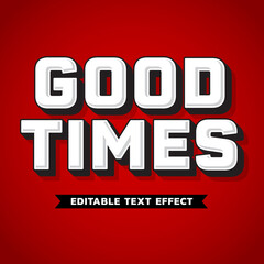 Good times text effect