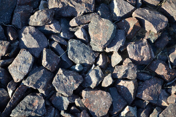 Bundle of Rocks Texture Closeup