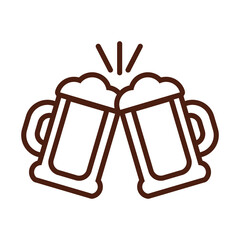 beer jars drink international day line style