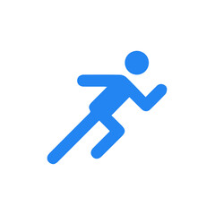 Runner icon. Logo element illustration. runner symbol design. colored collection. runner concept. Can be used in web and mobile. EPS 10.