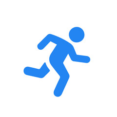 Runner icon. Logo element illustration. runner symbol design. colored collection. runner concept. Can be used in web and mobile. EPS 10.