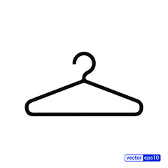 Vector hanger icon. Vector illustration. Eps 10