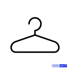 Vector hanger icon. Vector illustration. Eps 10