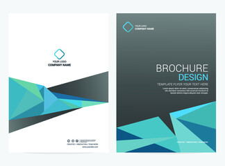 Brochure template flyer background for business design. EPS 10