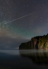 Meteor over the Mazinaw Rock