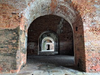 Fototapeta na wymiar entrance to the old fortress