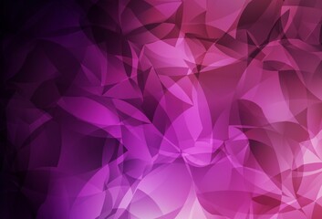 Obraz premium Dark Purple, Pink vector triangle mosaic template.