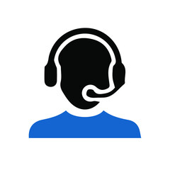 Telemarketers icon. Logo element illustration. telemarketers symbol design. colored collection. telemarketers concept. Can be used in web and mobile