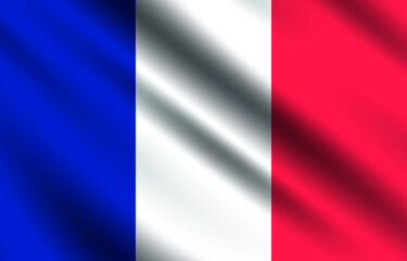France flag vector illustration. Accurate dimensions, elements proportions and colors.