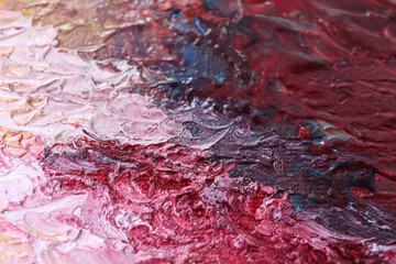 Abstract colorful artwork as background, closeup view