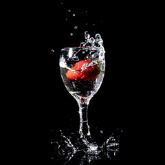 splash fresas copa - foto producto
