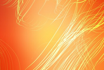 Light Orange vector modern elegant backdrop.