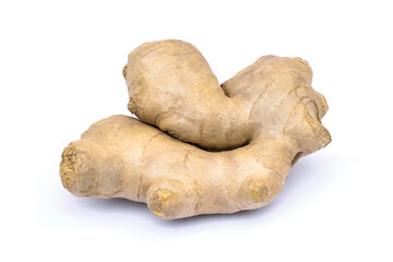 ginger root isolated on white background