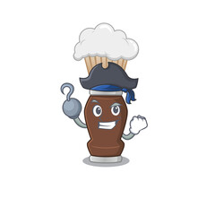 one hook hands Pirate character shaving brush cartoon design