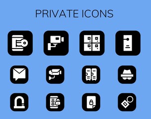 private icon set