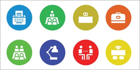 workplace icon set