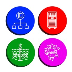 fan icon set