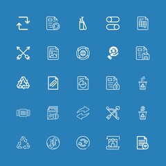 Editable 25 refresh icons for web and mobile