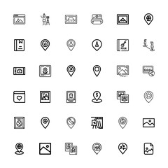 Editable 36 album icons for web and mobile