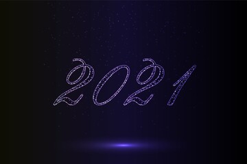 Happy new year 2021 background