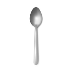 realistic metal spoon.