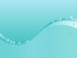 Water graphic design elements for background, wallpaper & cards