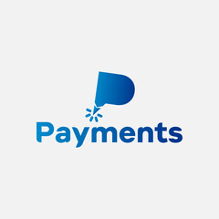 Modern payment logo design template elements.