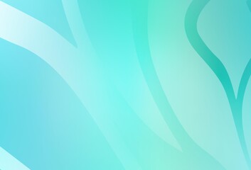 Light Green vector abstract blurred background.