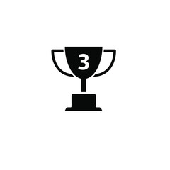 Trophy cup icon template