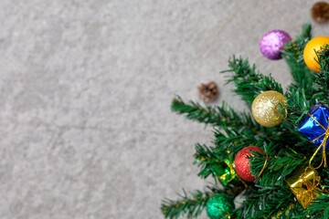 christmas decoration on a tree