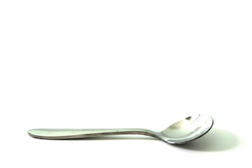spoon on white background