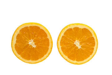 orange isolated on white background