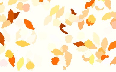 Fototapeta premium Light Red, Yellow vector pattern with random forms.