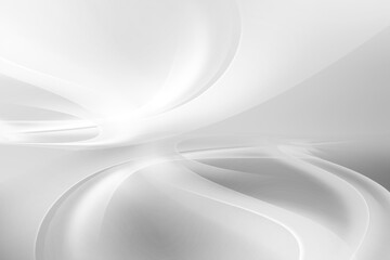 Abstract futuristic background with white perspective lines and waves.