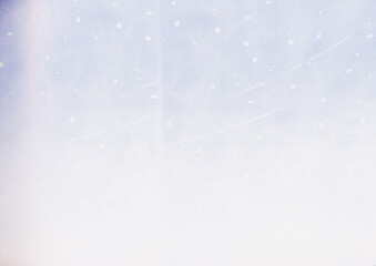 Scratches overlay. Lens flare effect. White grain noise on blue filter for photo editor.