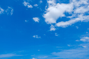 【写真素材】 青空　空　初夏の空　背景　背景素材　6月　コピースペース