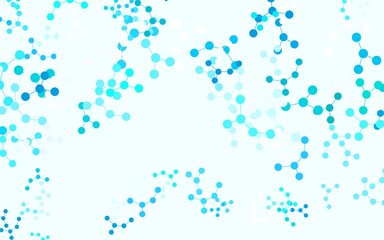 Light Blue, Green vector texture with artificial intelligence concept.