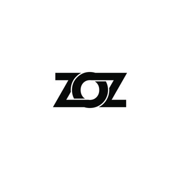 zoz letter original monogram logo design