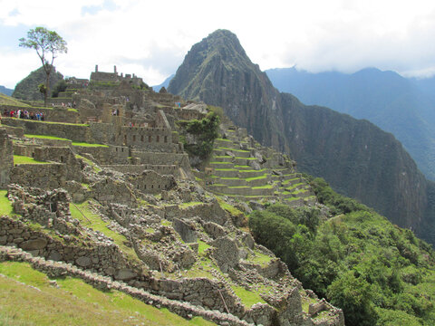 Ruinas de la Ciudadela Sagrada de Macchu Picchu - Cusco Per&uacute;.
