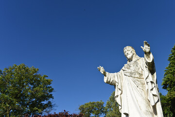 religion christ jesus catholique statue