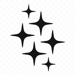 Shine icon, Clean star icon. EPS 10.