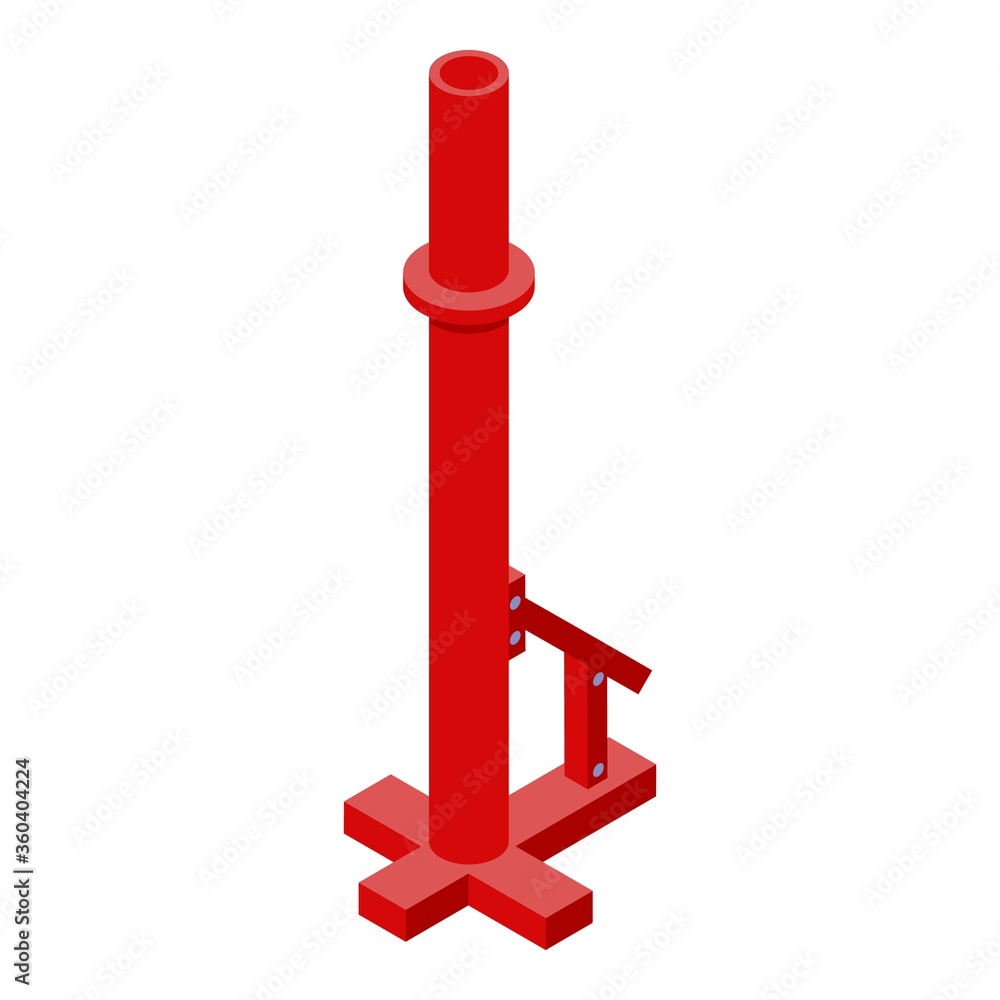Poster tire fitting tool icon. isometric of tire fitting tool vector icon for web design isolated on white 
