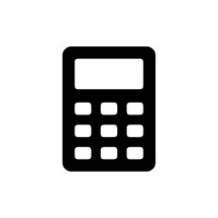 calculator icon logo illustration design