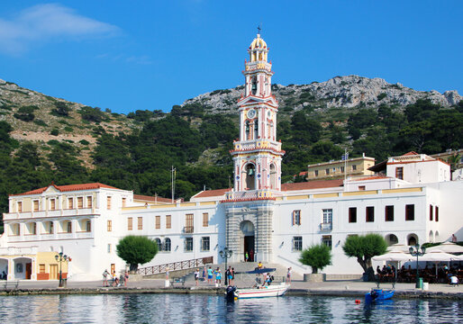 Monastery of Archangel Michael Panormitis, Symi island, Greece